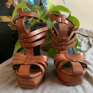 Yves Saint Laurent YSL Designer Platform Heels